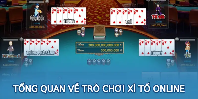 Tổng quan về trò chơi xì tố online